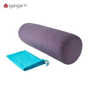 A2029 圆形抱枕（加长版）蓝色 身高175cm以上使用效果更佳 修复调息  瑜伽冥想