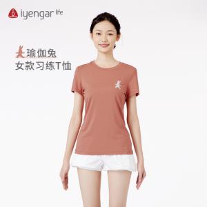 C1124 瑜伽兔 女装T恤 瑜伽短袖 瑜伽T恤