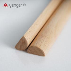 A1050小半圆棍（2根/组） 瑜伽小半圆木棍（拍一发一组）