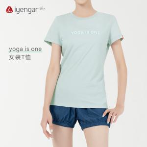  C1146yoga is one女装瑜伽T恤  瑜伽短袖