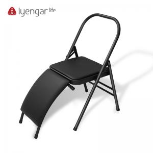 A4021 黑纹纱腰托瑜伽椅子(二横杠）