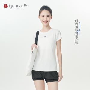 C1166瑜伽短袖站立伸展式女装瑜伽T恤