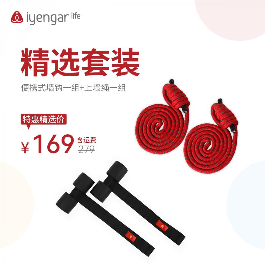 FJZH10023便携墙钩墙绳套装 （上墙绳 *2根 便携墙钩一对）