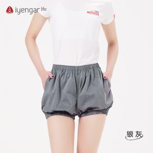 C2114 有口袋纯色女短裤 灯笼瑜伽短裤 修饰臀型显细腰