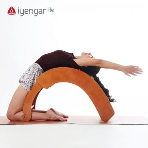 A1080折叠瑜伽桥 鸡翅木 （3个部件组合而成，可组合成不同形态） /小鲸鱼/倒手杖式长凳/背部舒展器/瑜伽辅具（物流发货，请咨询客服修改运费）
