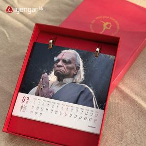 F1110  2026年瑜伽元素台历 2026年最新款台历来袭！（可订制LOGO，20件起订订制费1本/1元）