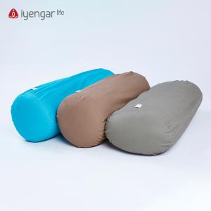 A2055 椭圆抱枕（灰色）定型 方便初学者使用 修复调息  瑜伽冥想