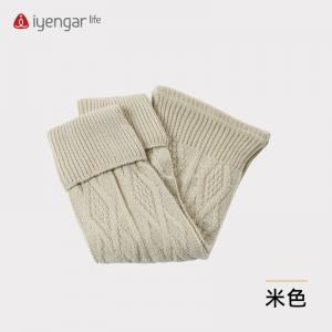 F1112瑜伽袜套 普拉提袜子 专业女加厚长筒保暖护腿套 舞蹈运动堆堆袜