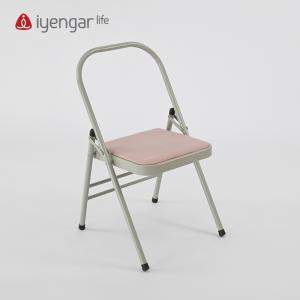 A4023盐粉之境瑜伽椅（二横杠） 专用折叠椅练习 凳子 艾扬格瑜伽辅助椅子