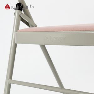 A4023盐粉之境瑜伽椅（二横杠） 专用折叠椅练习 凳子 艾扬格瑜伽辅助椅子