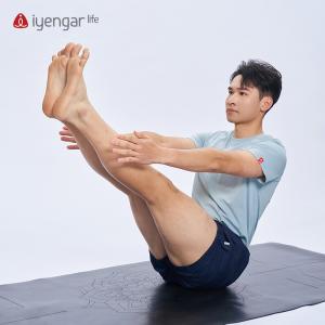 C3056瑜伽船式男装T恤短袖 柔软舒爽面料 原创手绘设计 Paripuna Navasana船式的