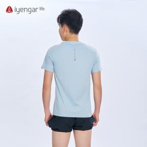 C3056瑜伽船式男装T恤短袖 柔软舒爽面料 原创手绘设计 Paripuna Navasana船式的