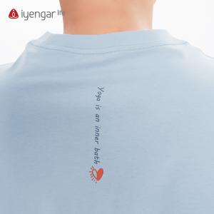 C3056瑜伽船式男装T恤短袖 凉感 速干 柔软舒爽面料 原创手绘设计