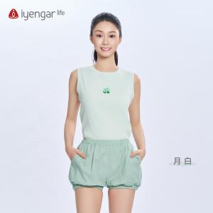 C1225 瑜伽OM女装背心 无袖T恤 轻盈冰爽 原创设计经典瑜伽符号ॐ‌ 视觉立体层次丰富