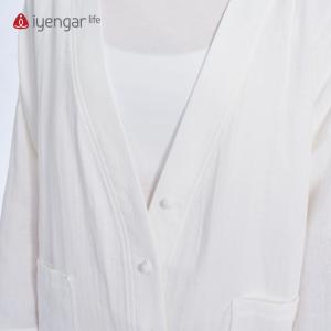 C1227 竹棉纱衬衫 外穿衫衣外套 双层棉纱轻盈柔顺 宽松剪裁让身体随心动舒展