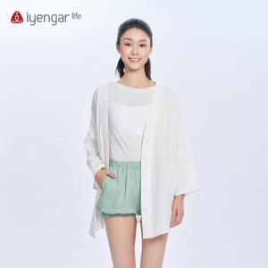 C1227 竹棉纱衬衫 外穿衫衣外套 双层棉纱轻盈柔顺 宽松剪裁让身体随心动舒展