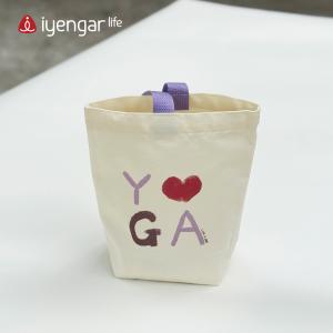 F1116 瑜伽手提帆布包 小收纳包 手绘YOGA  实用简约 生活随行