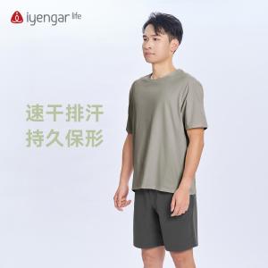 C3058宽松轻薄男装T恤 短袖 轻盈清爽 速干排汗持久保形