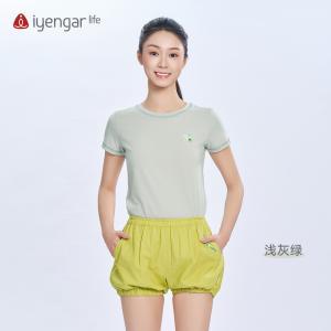 C1223瑜伽OM女装T恤短袖 亲肤 舒适 轻盈冰爽 原创设计经典瑜伽符号ॐ‌ 视觉立体层次丰富