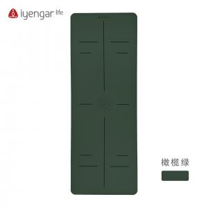 A3089 体位线加宽瑜伽垫 防滑防汗 土豪橡胶瑜珈垫 尺寸：185*68cm 4mm