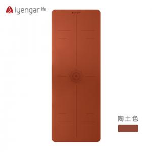 A3089 体位线加宽瑜伽垫 防滑防汗 土豪橡胶瑜珈垫 尺寸：185*68cm 4mm