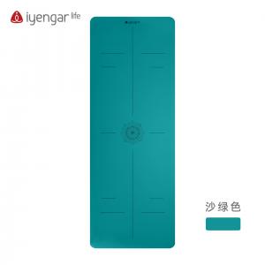 A3090 订制垫 体位线加宽瑜伽垫 防滑防汗 土豪橡胶瑜珈垫 尺寸：185*68cm 4mm