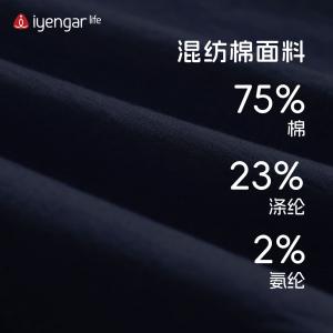 C2092深色丹宁蓝短裤 纯色牛仔色男女同款瑜伽短裤